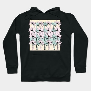 Tropical Palm Tree Poster Hoodie